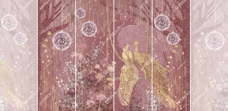 Панно Affresco Wallpaper Part 2 Love Story AB138-COL3 2x2,68 м