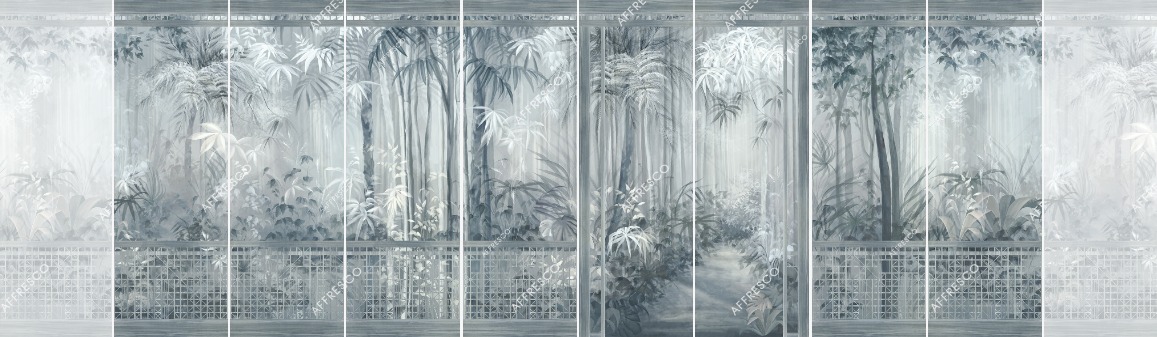 Панно Affresco Wallpaper Part 2 Jungle AB118-COL2 2x2,68 м