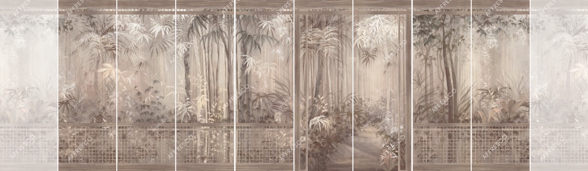 Панно Affresco Wallpaper Part 2 Jungle AB118-COL3 2x2,68 м