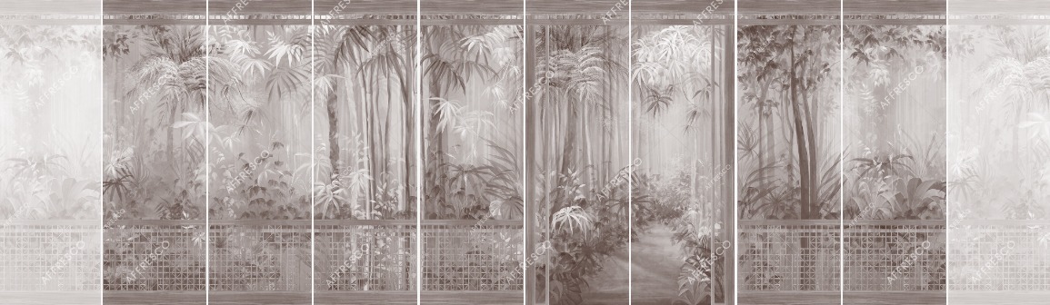 Панно Affresco Wallpaper Part 2 Jungle AB118-COL4 2x2,68 м