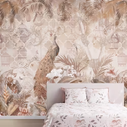 Панно Affresco Wallpaper Part 2 Peacock AB130-COL2 2x2,01 м