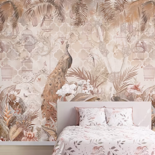 Панно Affresco Wallpaper Part 2 Peacock AB130-COL2 2x2,01 м