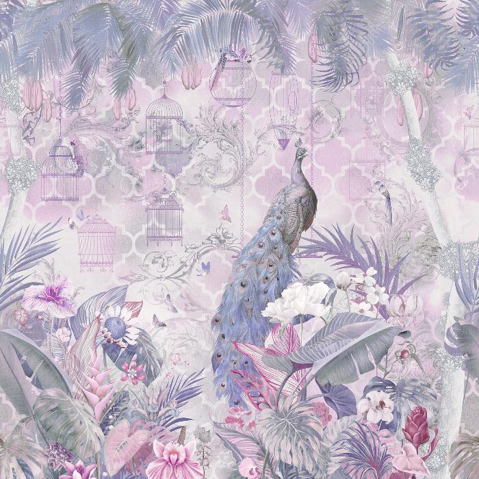 Панно Affresco Wallpaper Part 2 Peacock AB130-COL3 2x2,01 м