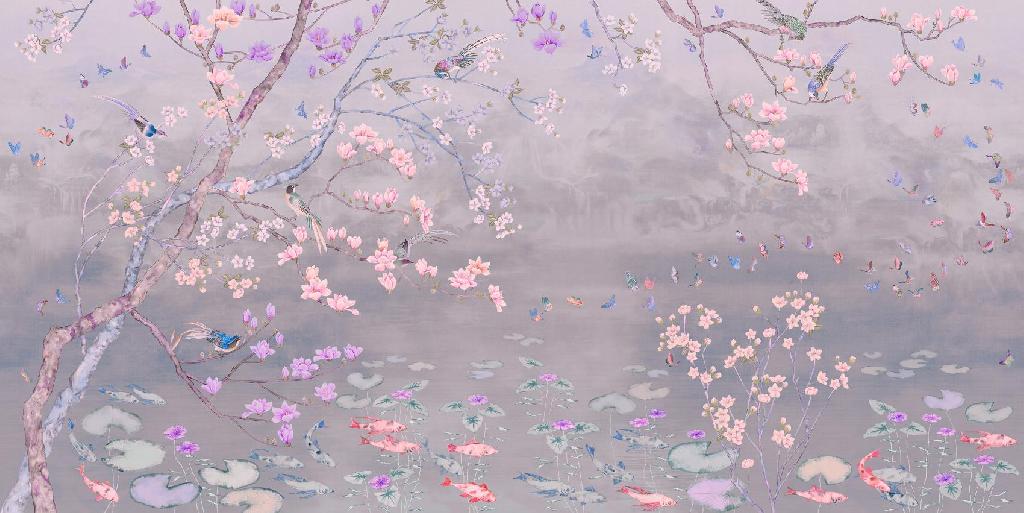 Панно Affresco Wallpaper Part 2 Chinese Motif AB121-COL1 2x4,02 м