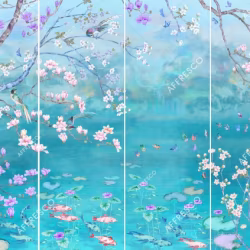 Панно Affresco Wallpaper Part 2 Chinese Motif AB121-COL2 2x4,02 м