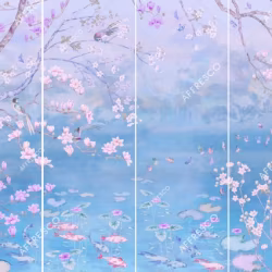Панно Affresco Wallpaper Part 2 Chinese Motif AB121-COL4 2x4,02 м