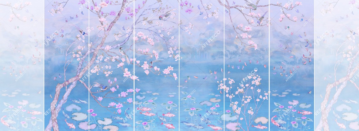 Панно Affresco Wallpaper Part 2 Chinese Motif AB121-COL4 2x4,02 м Панно Affresco Wallpaper Part 2 Chinese Motif AB121-COL4 2x4,02 м