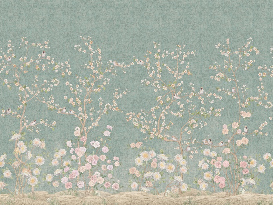 Панно Affresco Wallpaper Part 2 Floral Romance AF712-COL2 2,75x3,99 м