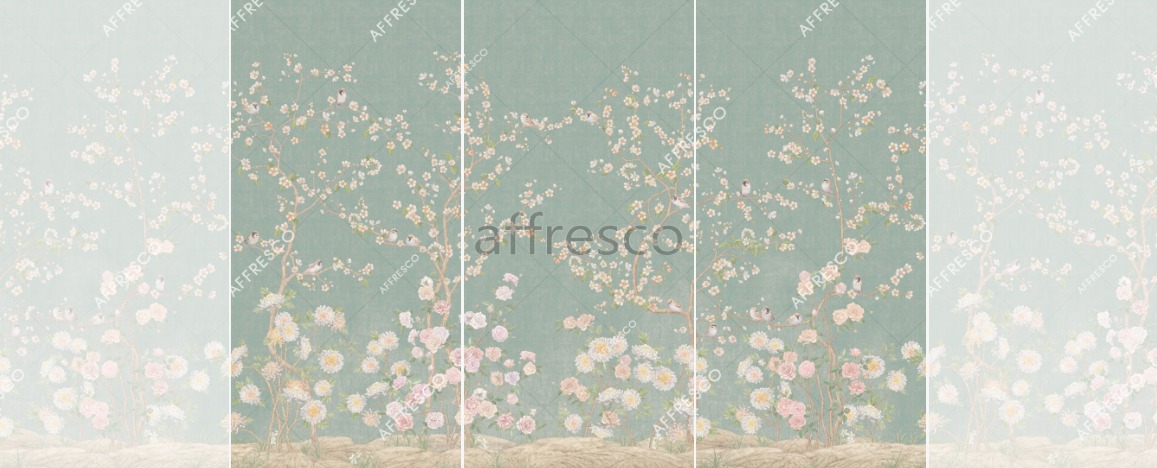 Панно Affresco Wallpaper Part 2 Floral Romance AF712-COL2 2,75x3,99 м