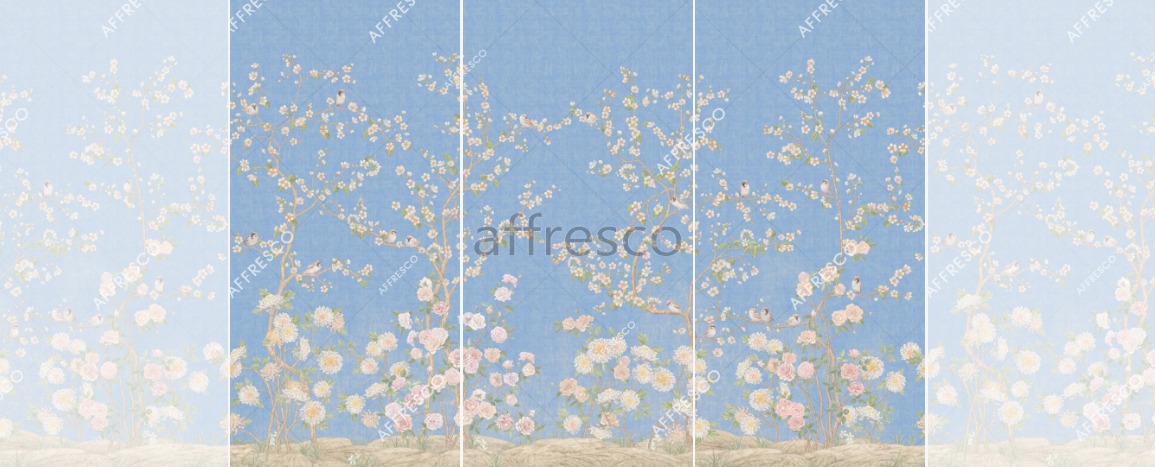 Панно Affresco Wallpaper Part 2 Floral Romance AF712-COL3 2,75x3,99 м Панно Affresco Wallpaper Part 2 Floral Romance AF712-COL3 2,75x3,99 м