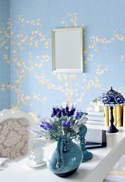 Панно Affresco Wallpaper Part 2 Floral Romance AF712-COL3 2,75x3,99 м фото в интерьере