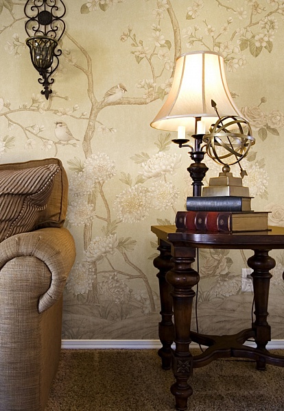 Панно Affresco Wallpaper Part 2 Floral Romance AF712-COL4 2,75x3,99 м фото в интерьере