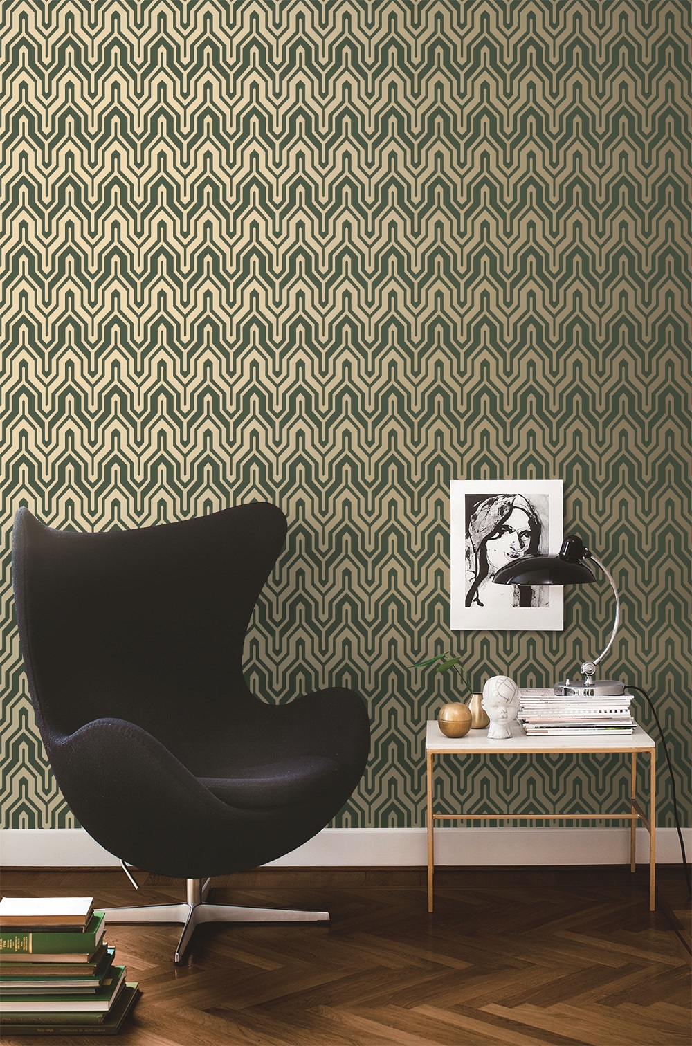 Обои Trendsetter Zaha ZA1204 фото в интерьере