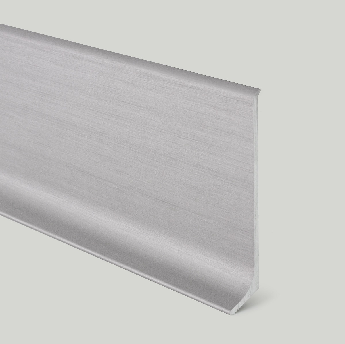 Плинтус алюминиевый Profilpas 90/4TMSF сатинированный титан 78088 2000×40×10