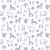 Обои Harlequin Book of Little Treasures Funky Jungle Navy 112630
