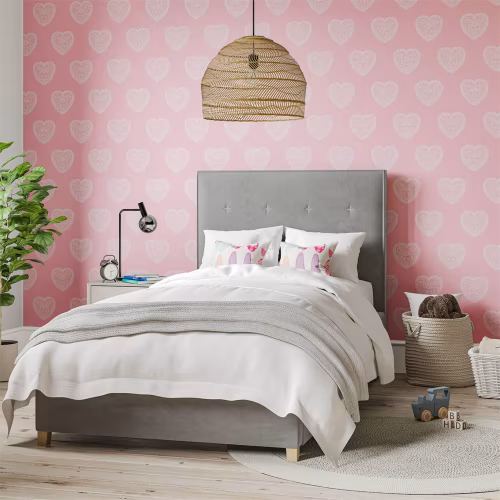 Обои Harlequin Book of Little Treasures Sweet Hearts Soft Pink 112651