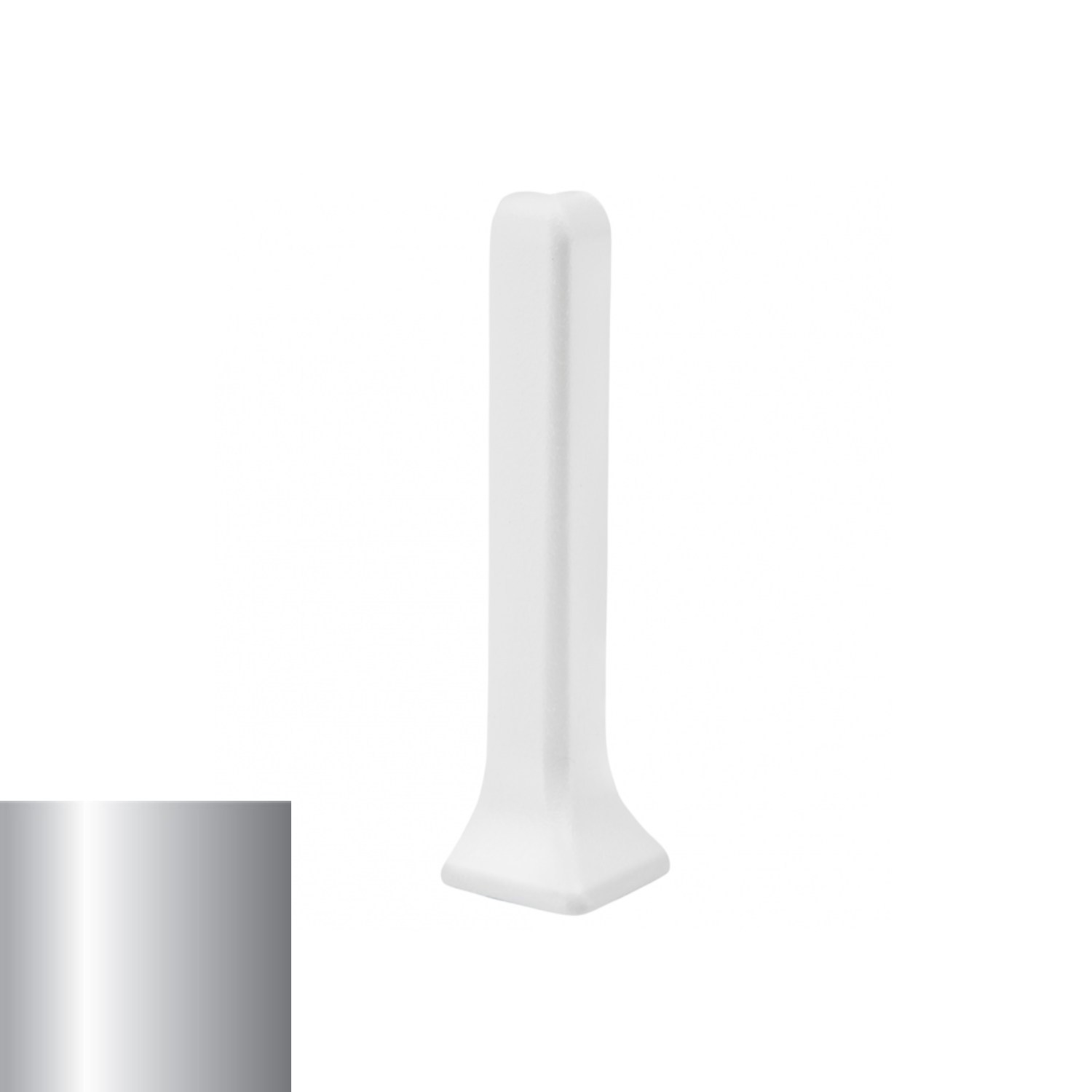 Угол внешний для плинтуса Profilpas 90/8ME серебро 78671