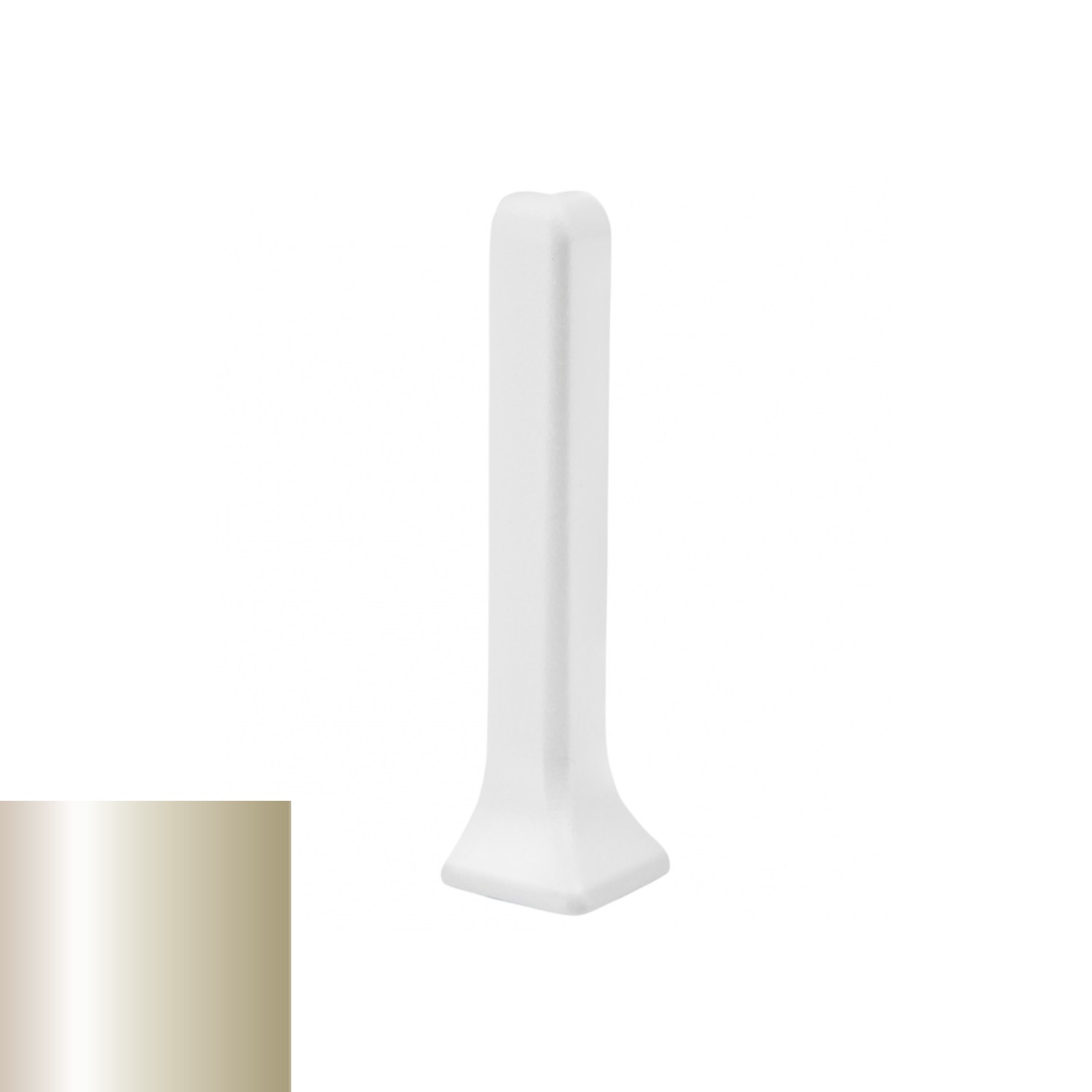 Угол внешний для плинтуса Profilpas 90/4ME титан сатин 78715