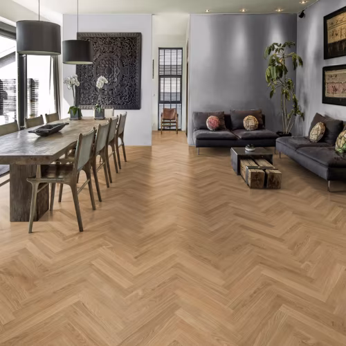 Инженерная доска Kahrs Студио Дуб AB матовый Oak AB natural matt lacquer HB 111PABEK09KE050 Calm венгерская елка 490×70×11