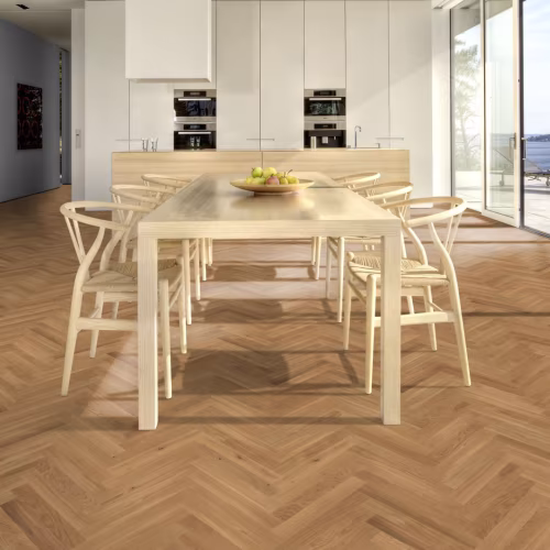 Инженерная доска Kahrs Студио Дуб CD под маслом Oak CD natural oiled HB 111PCDEKF0KH050 Lively венгерская елка 490×70×11