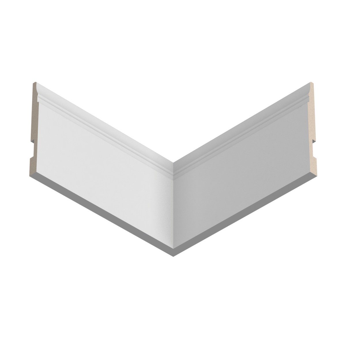 Плинтус крашеный Ultrawood Base белый 5214 p 2000×133×12