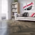 Кварцвиниловый SPC ламинат Fargo Parquet Дуб Кальвадос 33-62W921 венгерская елка 615×123×4 фото в интерьере