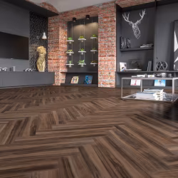 Кварцвиниловый SPC ламинат Fargo Parquet Дуб Сиена 33-64W929 венгерская елка 615×123×4