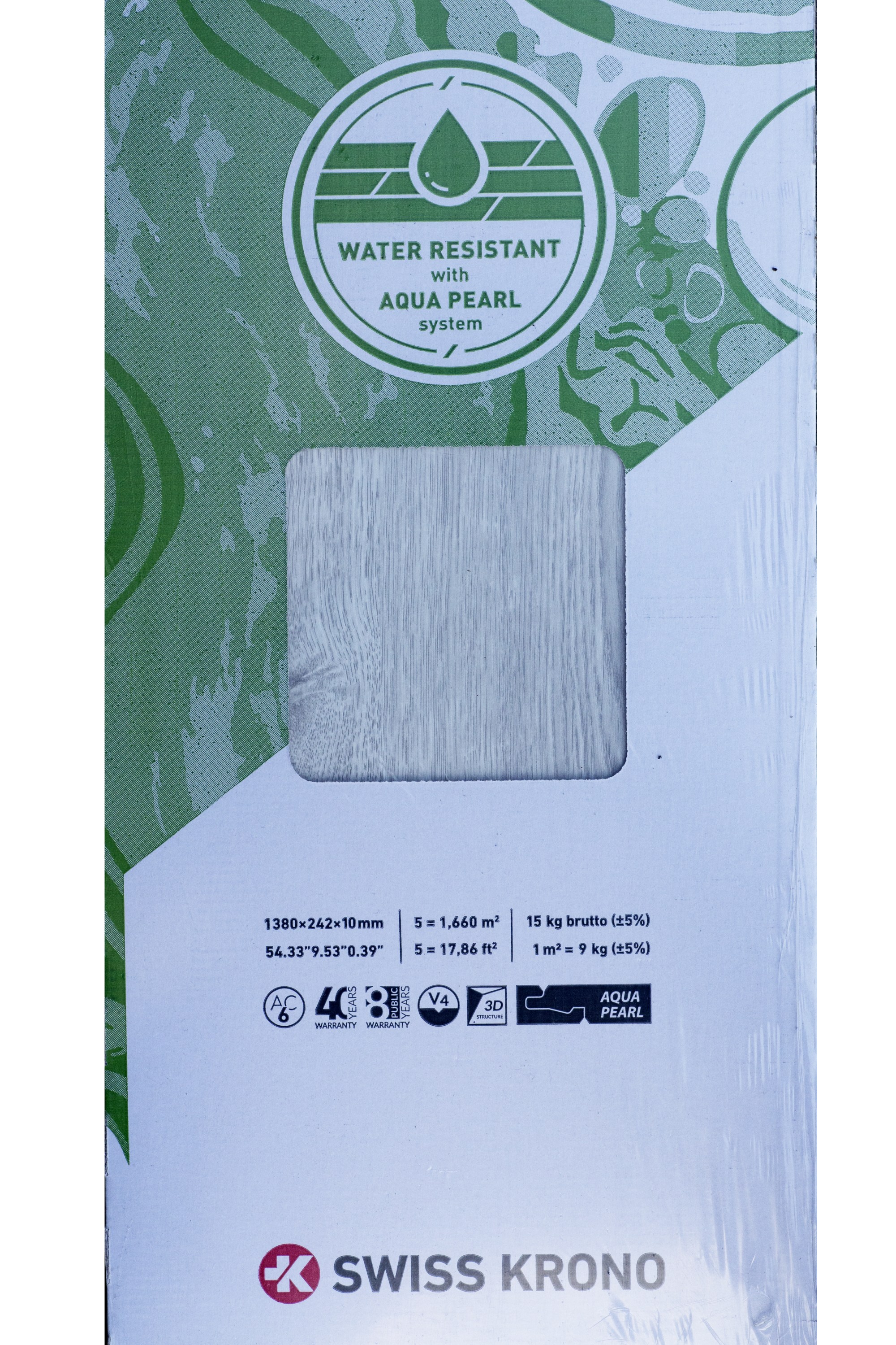 Ламинат Kronopol Aurum Fiori Aqua Oak Orchidea D 4586 1380×242×10