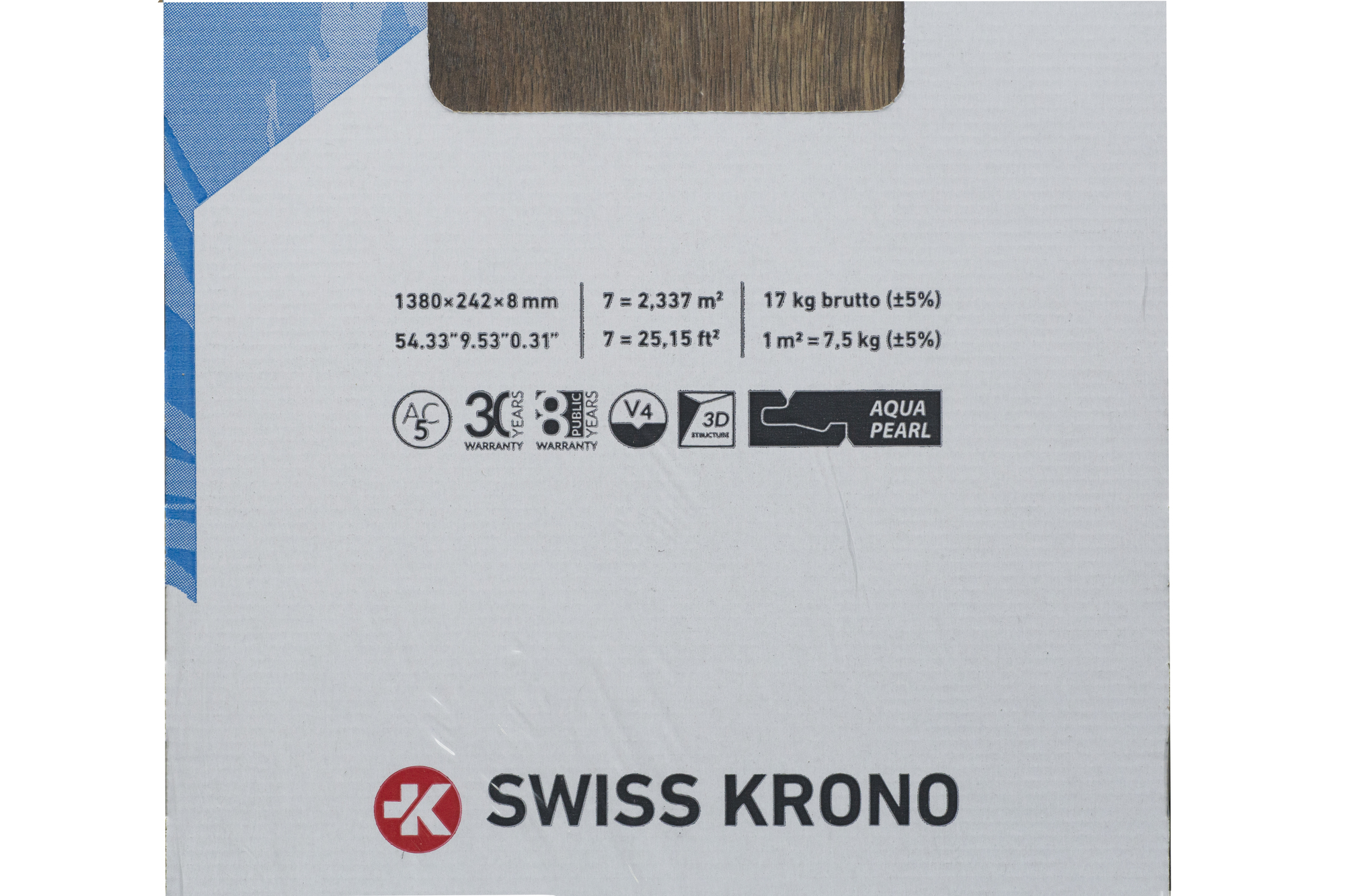 Ламинат Kronopol Aurum Movie Aqua Oak Charlie D 4579 1380×242×8