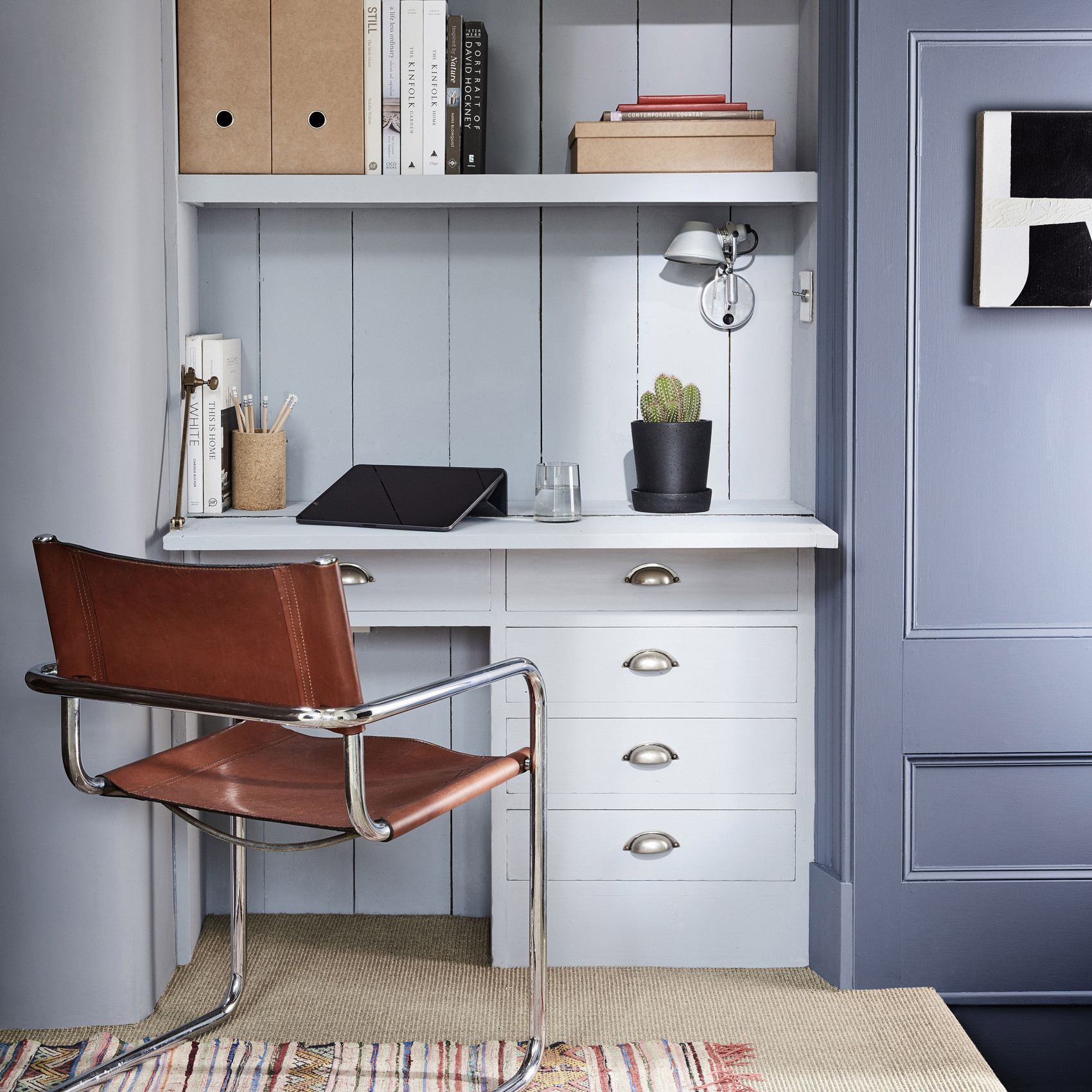 Краска Little Greene цвет Obscura 327 Intelligent Matt 1 л фото в интерьере