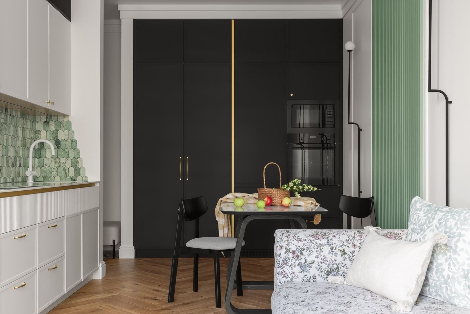 Стеновая панель под покраску Orac Decor Bar W111 2000×250×20 фото в интерьере