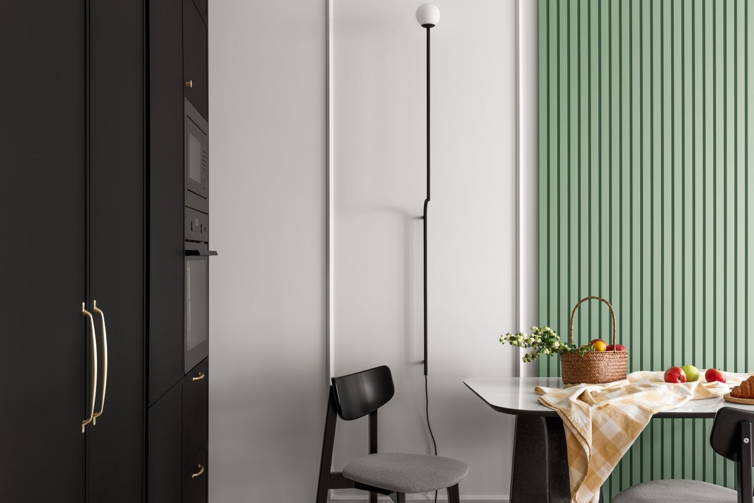 Стеновая панель под покраску Orac Decor Bar W111 2000×250×20 фото в интерьере