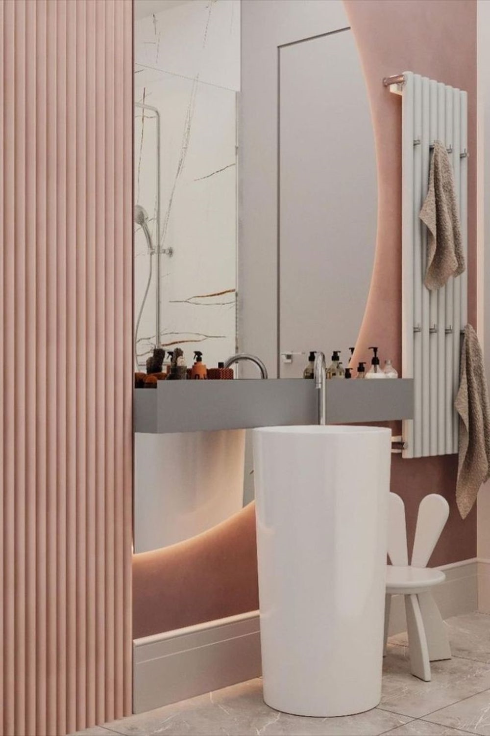 Стеновая панель под покраску Orac Decor Bar W111 2000×250×20 фото в интерьере