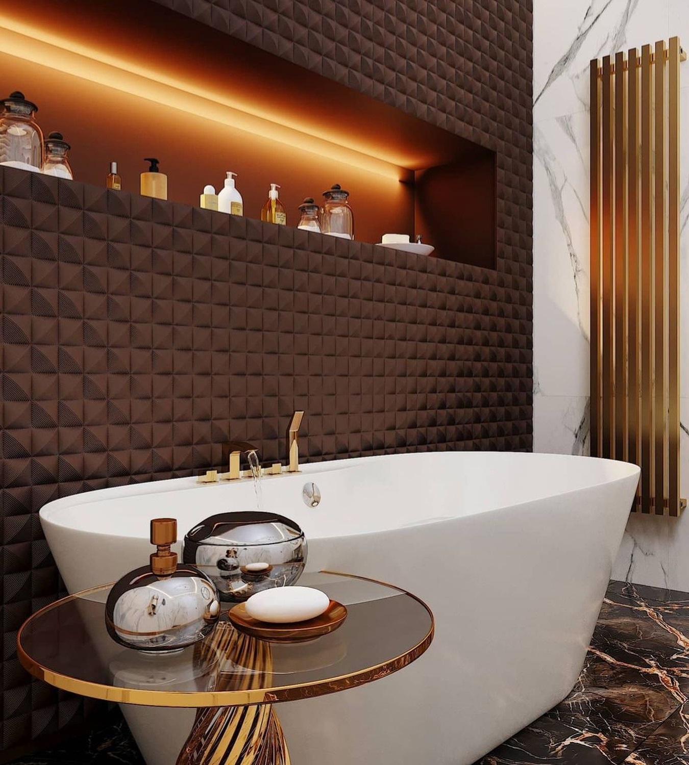 Стеновая панель под покраску Orac Decor Cobble W113 2000×250×22 фото в интерьере