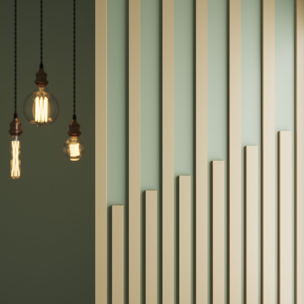 Молдинг ЛДФ под покраску Ultrawood E2E 3012 2440×30×12 фото в интерьере