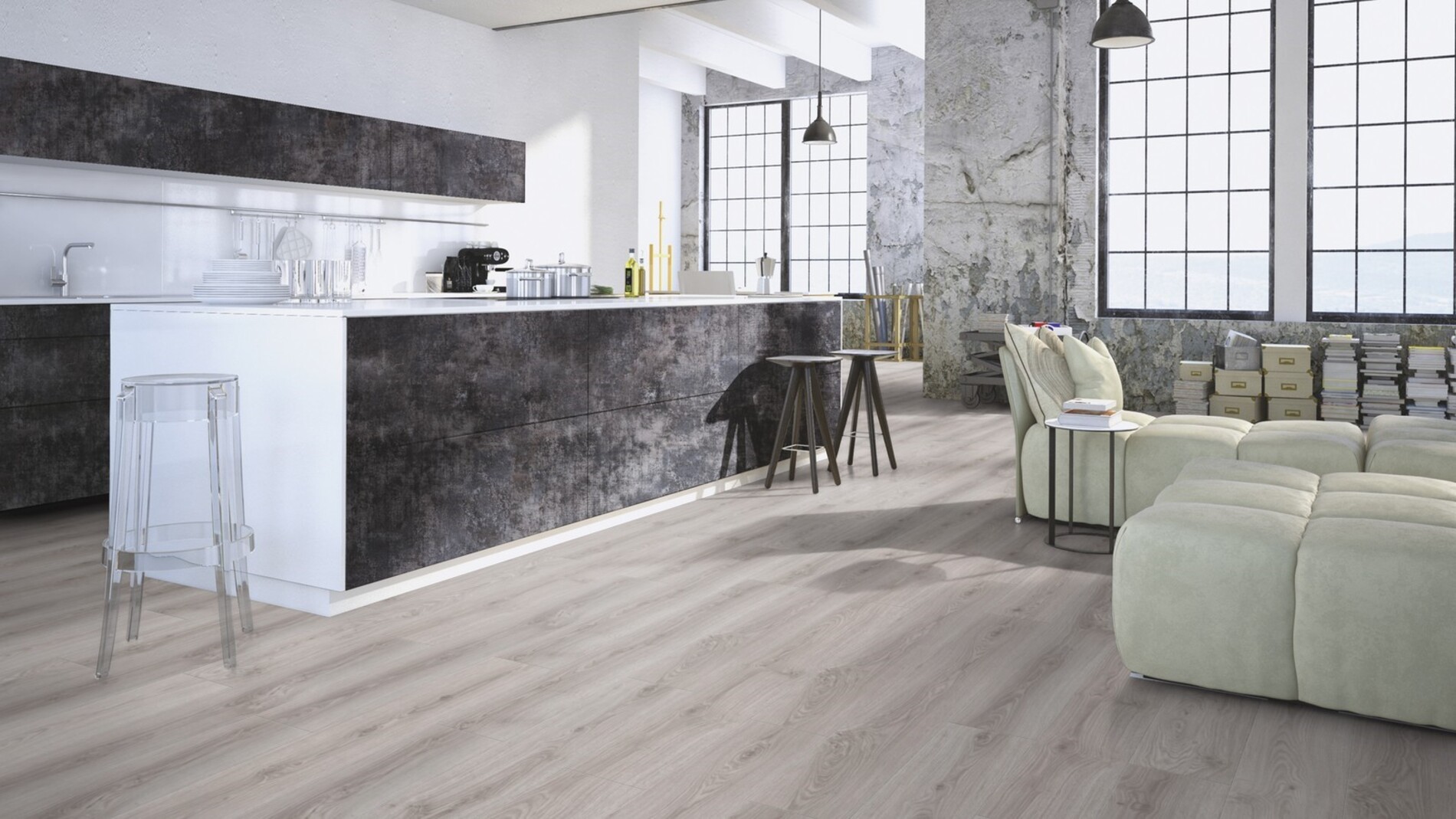 Ламинат Kronopol Aurum Vision Chesnut Impresion D 3334 1380×193×8 фото в интерьере