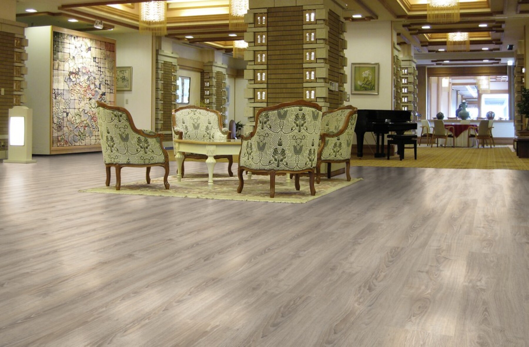 Ламинат Kronopol Platinium Linea Oak Lion D 3509 1380×113×8 фото в интерьере