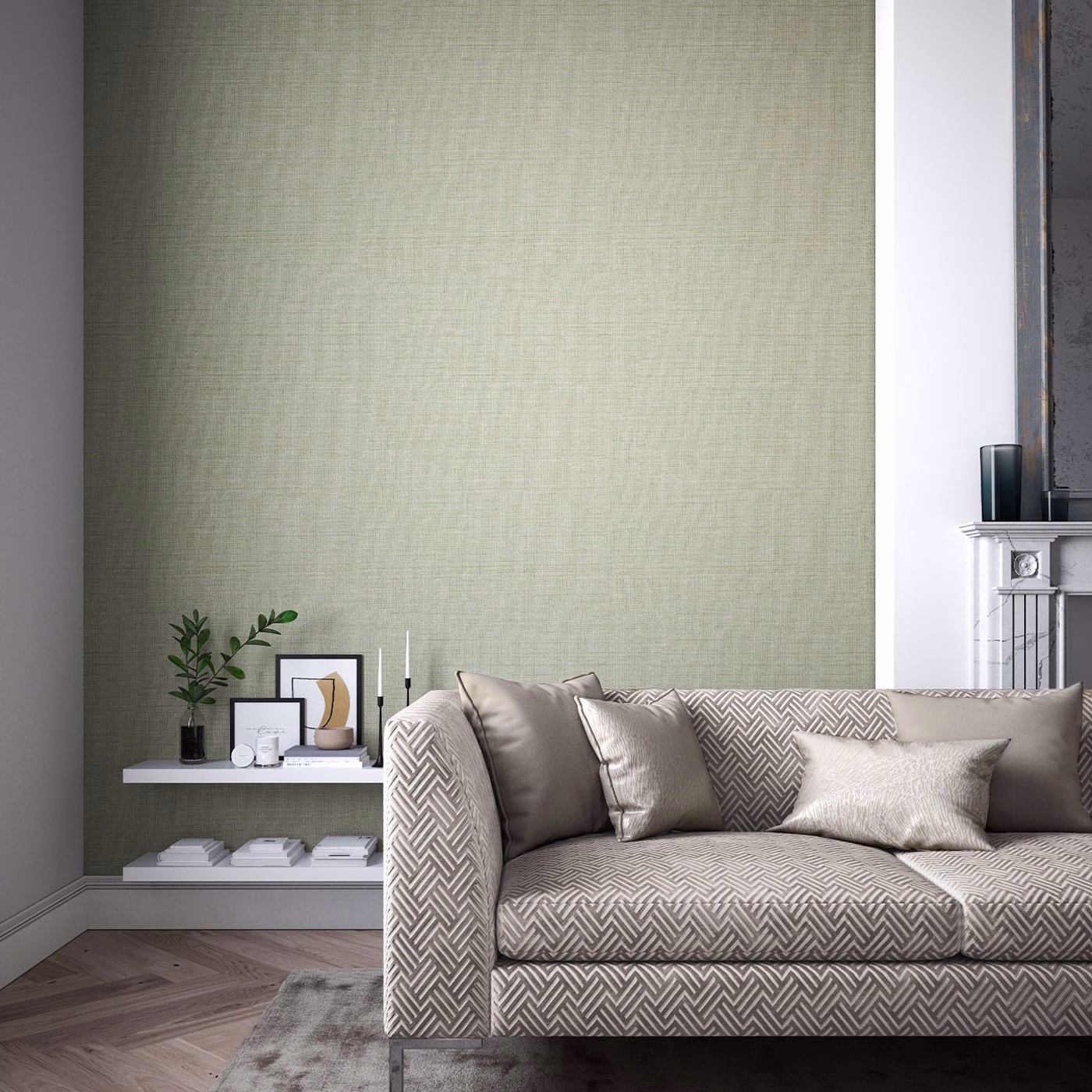 Обои Harlequin Momentum 7 Sequence Sediment 112738 фото в интерьере