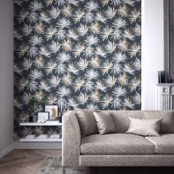 Обои Harlequin Momentum 7 Aucuba Slate/Bronze/Topaz 112744