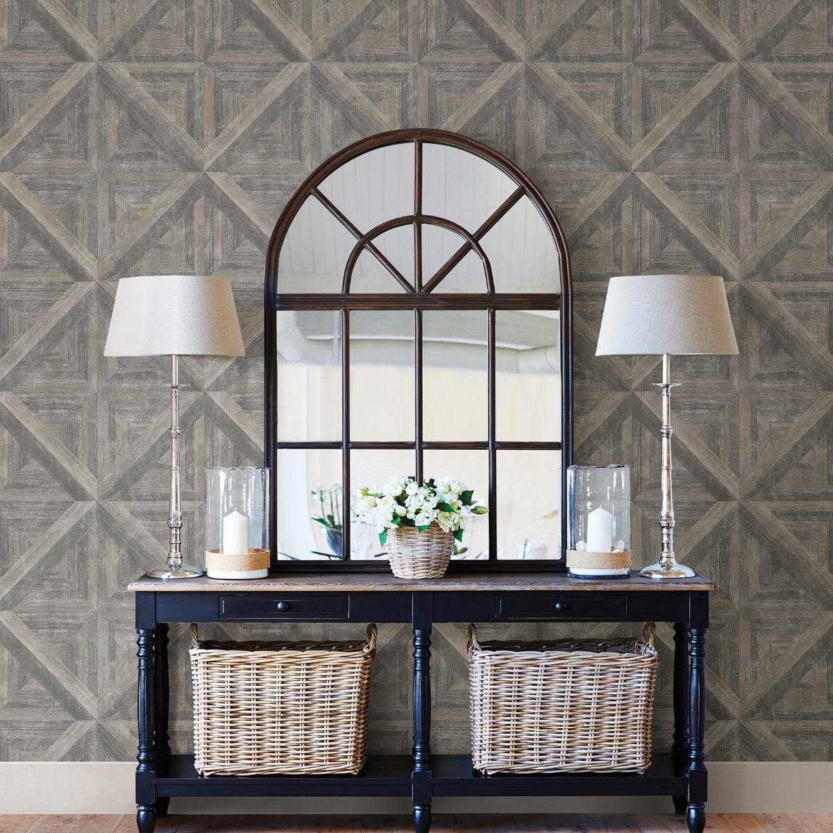 Обои Aura Trilogy Carriage House FD24018 фото в интерьере