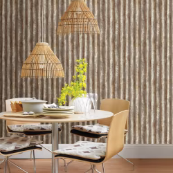 Обои Aura Trilogy Kirkland Charcoal Corrugated Metal FD22334