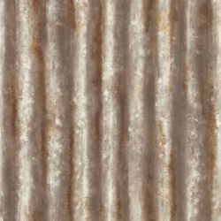 Обои Aura Trilogy Kirkland Charcoal Corrugated Metal FD22334