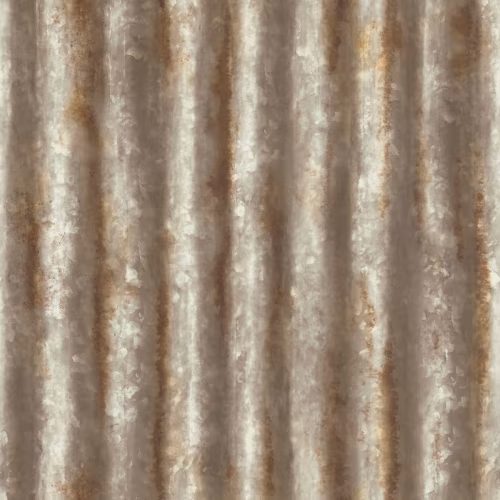 Обои Aura Trilogy Kirkland Charcoal Corrugated Metal FD22334
