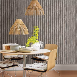 Обои Aura Trilogy Kirkland Charcoal Corrugated Metal FD22333