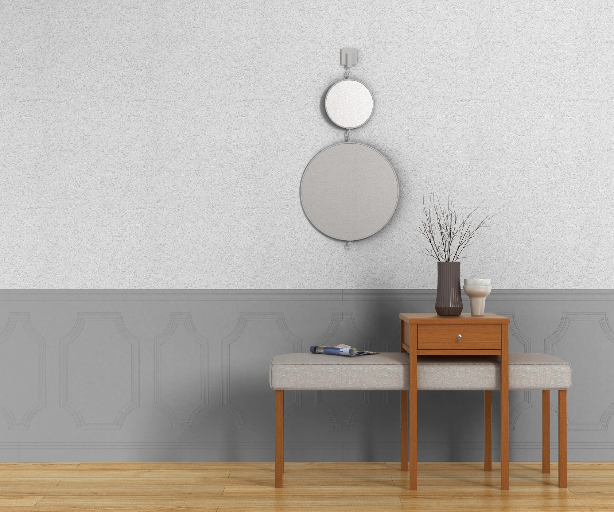 Бордюр под покраску Rasch Wallton Podium 116458 10,05х0,75 м фото в интерьере Бордюр под покраску Rasch Wallton Podium 116458 10,05х0,75 м фото в интерьере