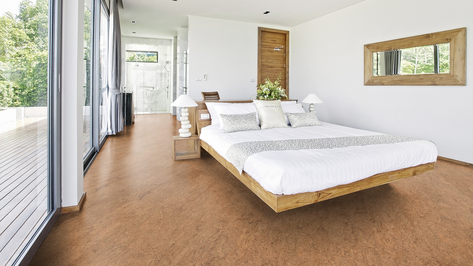 Пробковый пол клеевой Wicanders Cork Pure Originals Symphony AJAJ004 600×300×6 фото в интерьере Пробковый пол клеевой Wicanders Cork Pure Originals Symphony AJAJ004 600×300×6 фото в интерьере