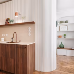 Стеновая панель под покраску Orac Decor Modern Valley W109F гибкая 2000×250×13