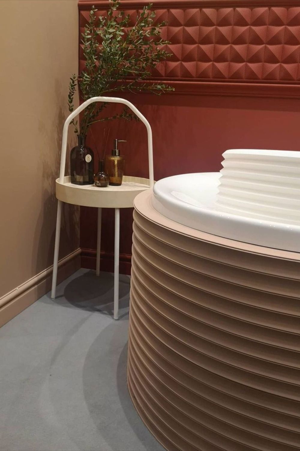 Стеновая панель под покраску Orac Decor Modern Valley W109F гибкая 2000×250×13 фото в интерьере