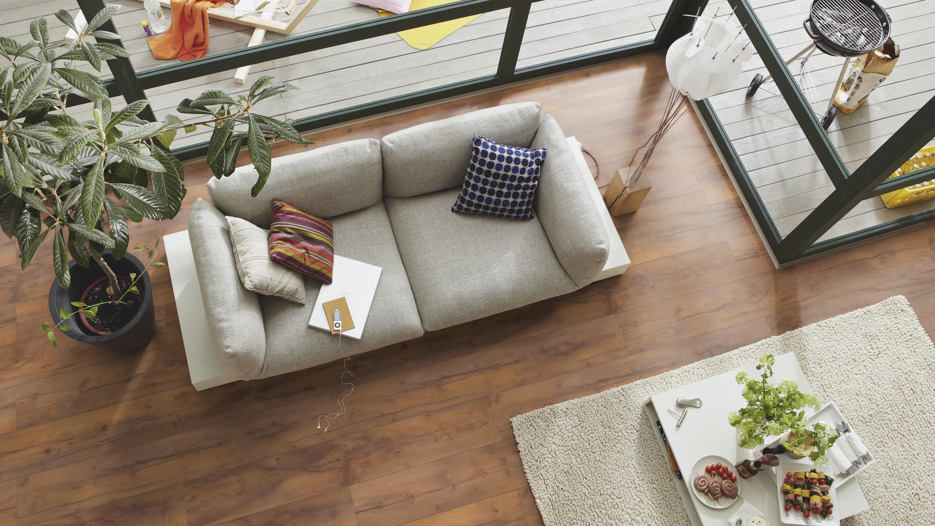 Ламинат Meister LD 150/6404 Древесина Миссисипи 1288×198×8 фото в интерьере