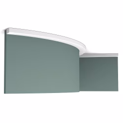 Плинтус под покраску гибкий Orac Decor Axxent SX194F 2000×20×10